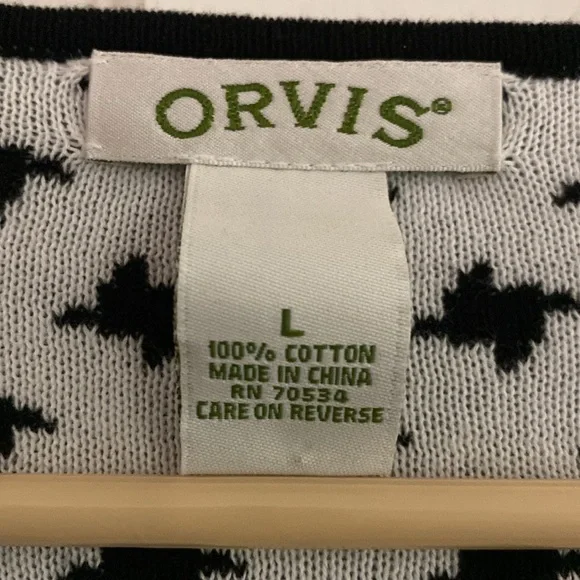 Large nearly new Orvis cardigan with zippered front. - Picture 2 of 5